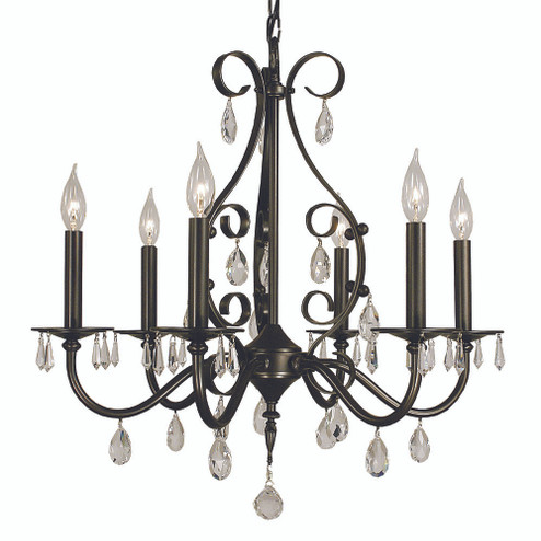 6-Light Mahogany Bronze Liebestraum Dining Chandelier (84|2986 MB)