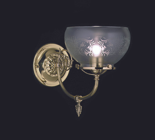 1-Light Polished Brass Chancery Sconce (84|7521 PB)