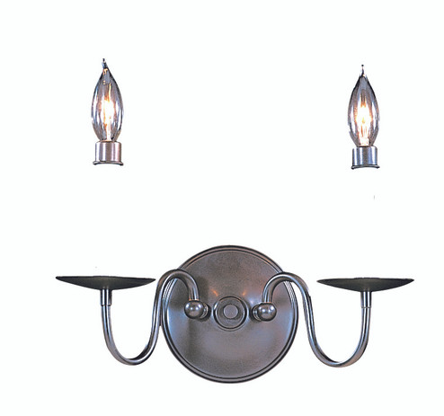 2-Light Satin Pewter Jamestown Sconce (84|9222 SP)