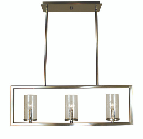 3-Light Matte Black Theorem Island Chandelier (84|1153 MBLACK)