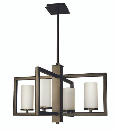 4-Light Brushed Nickel Theorem Dining Chandelier (84|1195 BN)