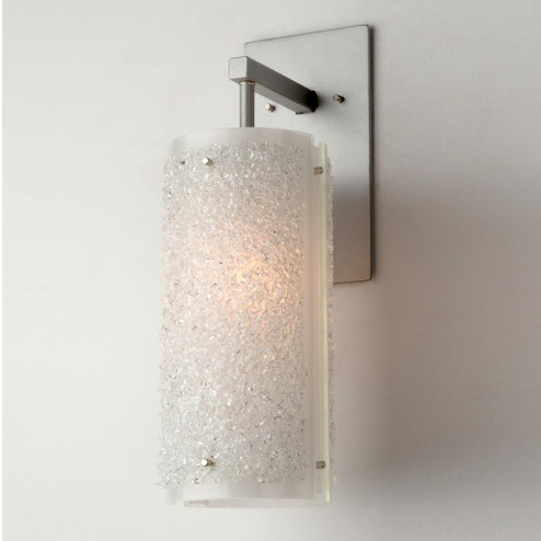 Textured Glass Wall Sconce-14 (1289|IDB0044-14-BS-FR-E2)