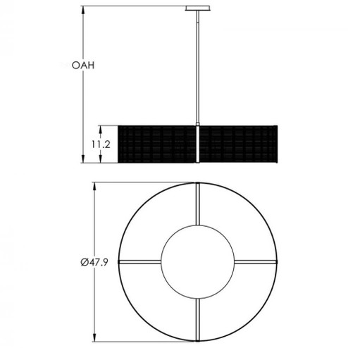 Downtown Mesh Drum - 48-Inch (1289|CHB0020-48-FB-0-001-E2)
