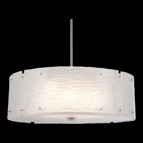 Textured Glass Drum - 30-Inch (1289|CHB0044-30-FB-IW-001-E2)
