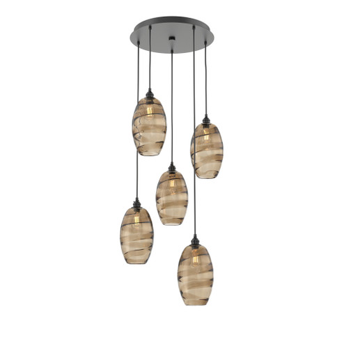 Ellisse Round 5pc Multi-Pendant (1289|CHB0035-05-MB-OB-C01-E2)