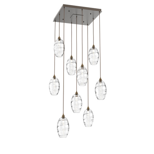 Ellisse Square 9pc Multi-Pendant (1289|CHB0035-09-FB-OC-C01-E2)