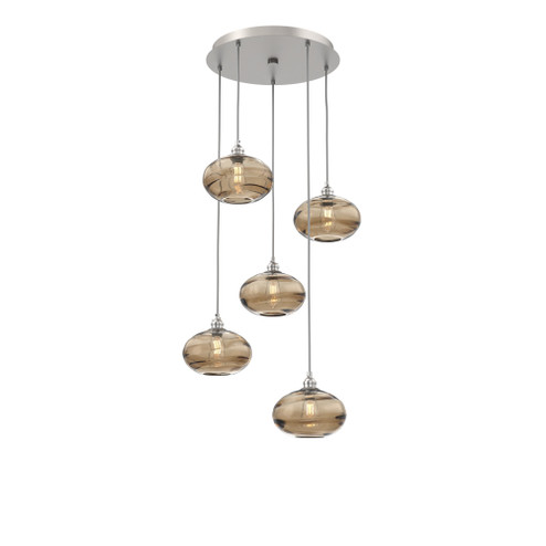 Coppa Round 5pc Multi-Pendant (1289|CHB0036-05-BS-OB-C01-E2)