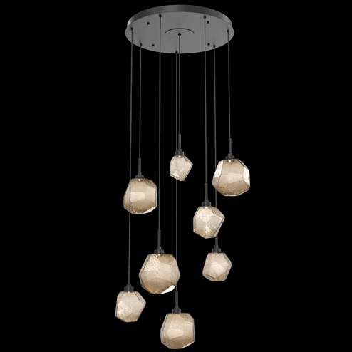 Gem Round 8pc Multi-Pendant (1289|CHB0039-08-MB-B-C01-L1)