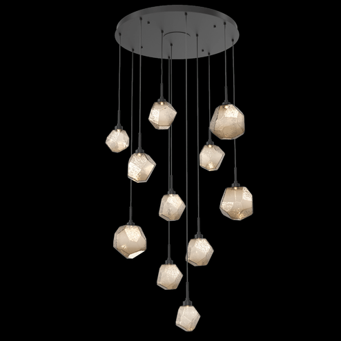 Gem Round 11pc Multi-Pendant (1289|CHB0039-11-MB-B-C01-L1)