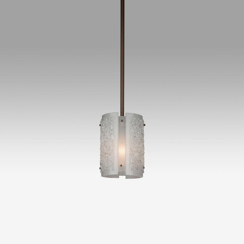 Textured Glass Pendant-Rod Suspended-08 (1289|LAB0044-08-FB-SG-001-E2)