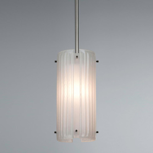 Textured Glass Pendant-Rod Suspended-12 (1289|LAB0044-12-FB-SG-001-E2)