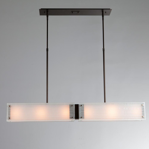 Textured Glass Linear Suspension-44 (1289|PLB0044-44-BS-IW-001-E2)