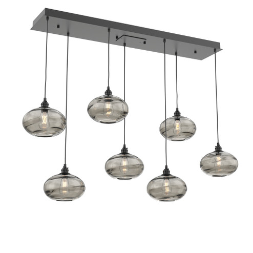 Coppa Linear 7pc Multi-Pendant (1289|PLB0036-07-MB-OS-C01-E2)