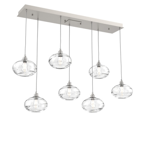 Coppa Linear 7pc Multi-Pendant (1289|PLB0036-07-BS-OC-C01-E2)