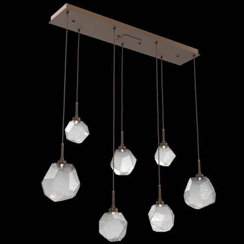 Gem Linear 7pc Multi-Pendant (1289|PLB0039-07-FB-S-C01-L1)
