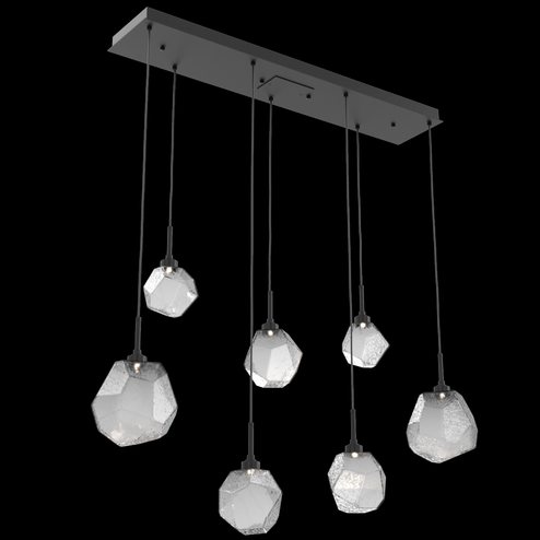 Gem Linear 7pc Multi-Pendant (1289|PLB0039-07-MB-S-C01-L1)