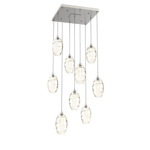 Ellisse Square 9pc Multi-Pendant (1289|CHB0035-09-BS-OA-C01-E2)