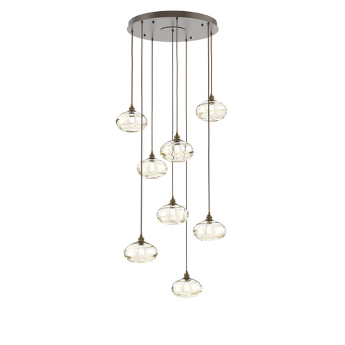 Coppa Round 8pc Multi-Pendant (1289|CHB0036-08-FB-OA-C01-E2)
