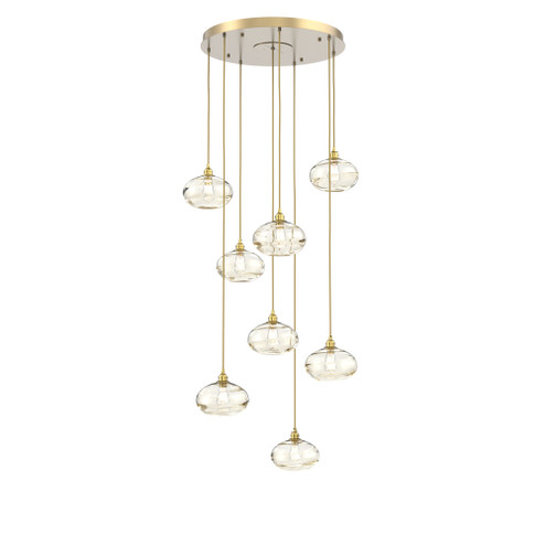 Coppa Round 8pc Multi-Pendant (1289|CHB0036-08-GB-OA-C01-E2)