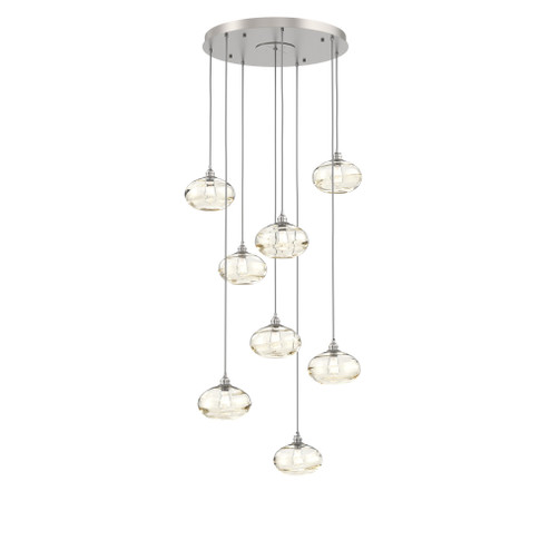 Coppa Round 8pc Multi-Pendant (1289|CHB0036-08-BS-OA-C01-E2)