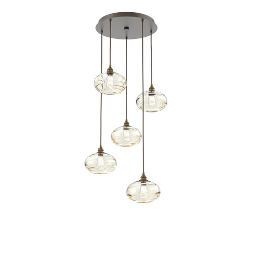 Coppa Round 5pc Multi-Pendant (1289|CHB0036-05-FB-OA-C01-E2)