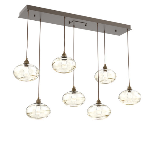 Coppa Linear 7pc Multi-Pendant (1289|PLB0036-07-FB-OA-C01-E2)