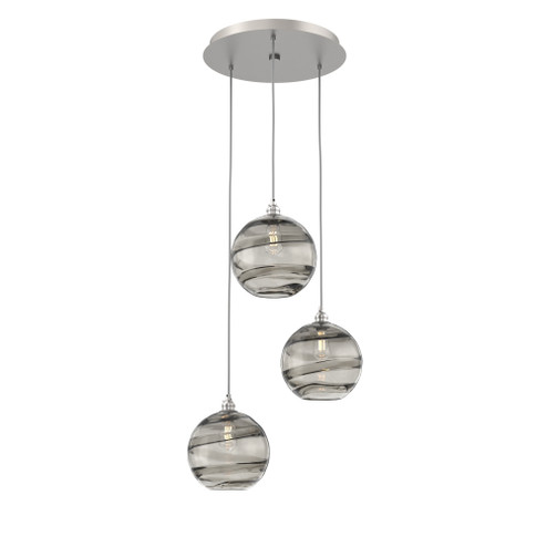 Terra Round 3pc Multi-Pendant (1289|CHB0047-03-BS-OS-C01-E2)