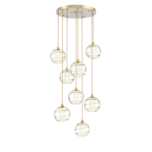 Terra Round 8pc Multi-Pendant (1289|CHB0047-08-GB-OA-C01-E2)