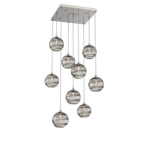 Terra Square 9pc Multi-Pendant (1289|CHB0047-09-BS-OS-C01-E2)