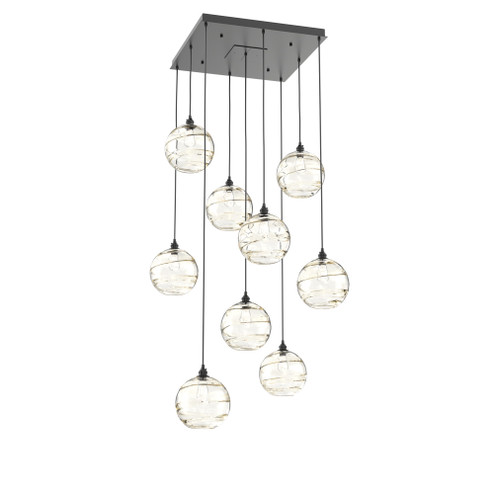 Terra Square 9pc Multi-Pendant (1289|CHB0047-09-MB-OA-C01-E2)