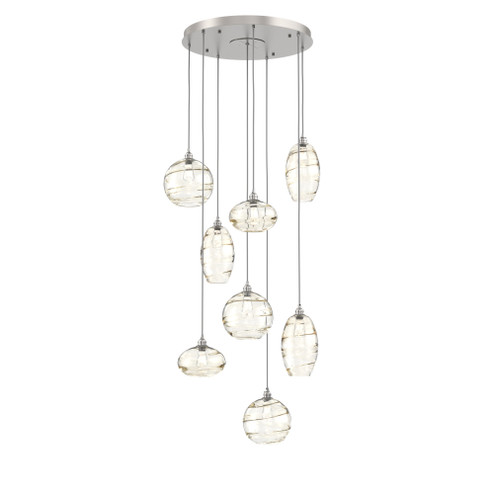 Misto Round 8pc Multi-Pendant (1289|CHB0048-08-BS-OA-C01-E2)
