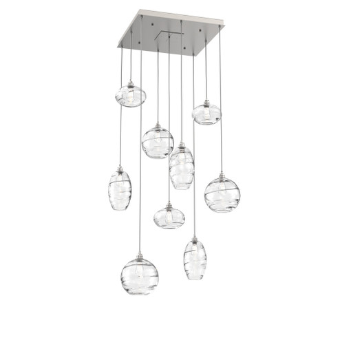 Misto Square 9pc Multi-Pendant (1289|CHB0048-09-BS-OC-C01-E2)