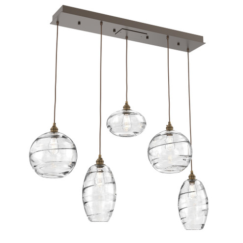 Misto Linear 5pc Multi-Pendant (1289|PLB0048-05-FB-OC-C01-E2)
