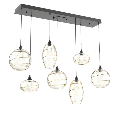 Misto Linear 7pc Multi-Pendant (1289|PLB0048-07-MB-OA-C01-E2)