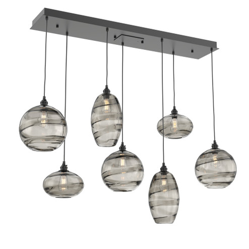 Misto Linear 7pc Multi-Pendant (1289|PLB0048-07-MB-OS-C01-E2)