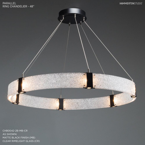 Parallel Ring Chandelier-48 (1289|CHB0042-48-BS-BG-CA1-L1)