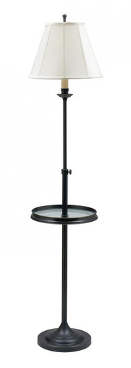 Club Adjustable Floor Lamp with Table (34|CL202-OB)