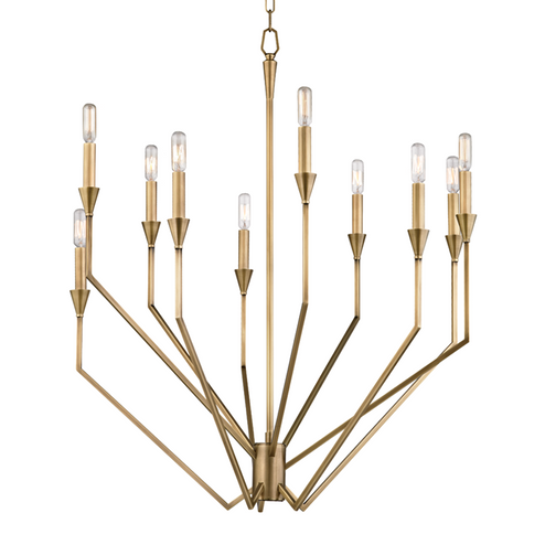 10 LIGHT CHANDELIER (57|8510-AGB)