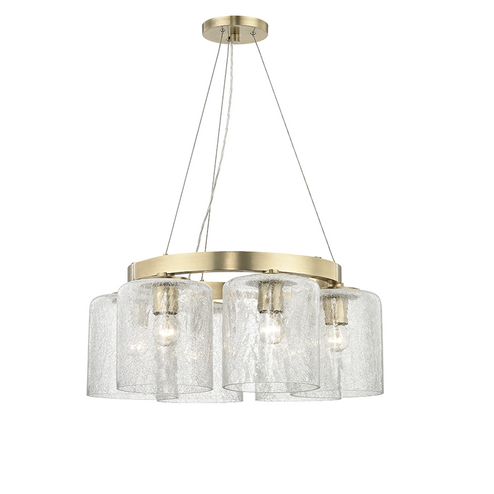 6 LIGHT CHANDELIER (57|3224-AGB)