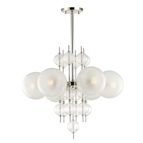 6 LIGHT CHANDELIER (57|6427-PN)