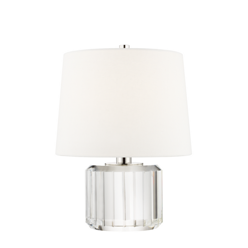 1 LIGHT SMALL TABLE LAMP (57|L1054-PN)