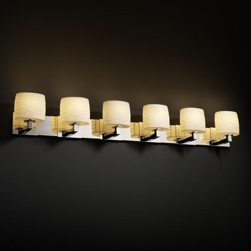Modular 6-Light Bath Bar (254|POR-8926-10-WAVE-MBLK)