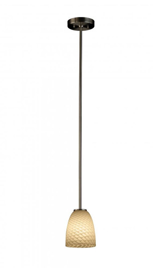 Mini 1-Light Pendant (254|FSN-8815-10-WEVE-NCKL)