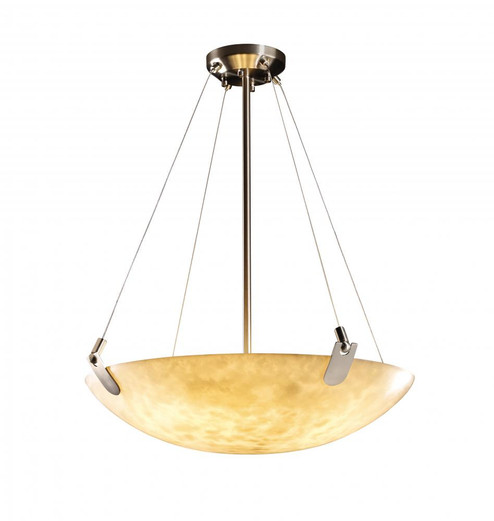 24'' LED Pendant Bowl w/ U-Clips (254|CLD-9622-35-NCKL-LED5-5000)