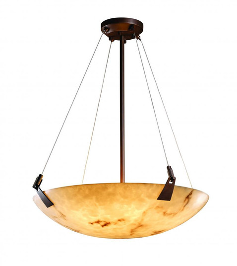 24'' LED Pendant Bowl w/ Tapered Clips (254|FAL-9642-35-DBRZ-LED5-5000)