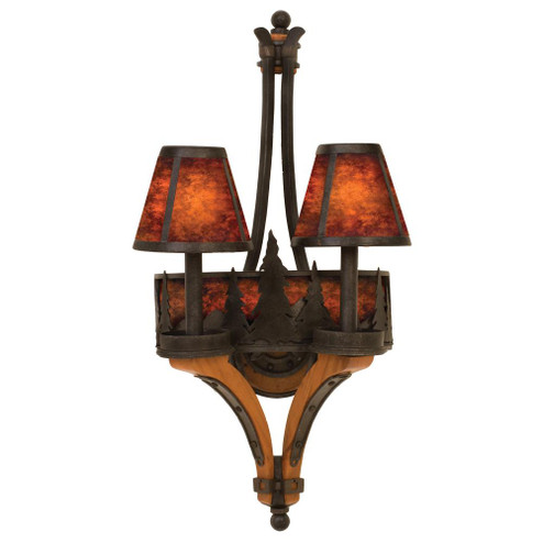 Aspen 2 Light Wall Bracket (133|5822NI)