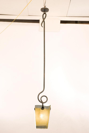 TRIBECCA 1 LIGHT LARGE PENDANT (133|4301AC/FROST)