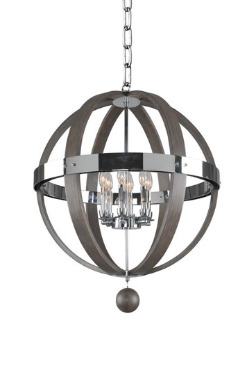 SHARLOW 6 LIGHT PENDANT (133|300483CH)
