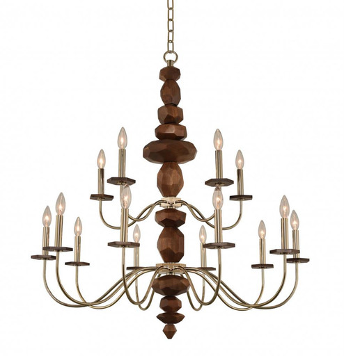 Lassen (10+5) Light 2 Tier Chandelier (133|304952CG)