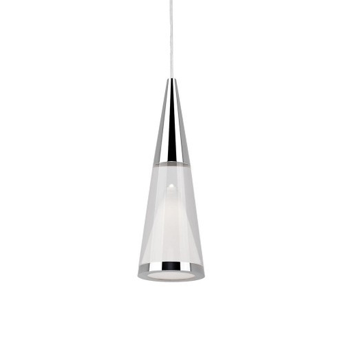 Malabar 3-in Chrome Dimmable LED Pendant (461|402401CH-LED)